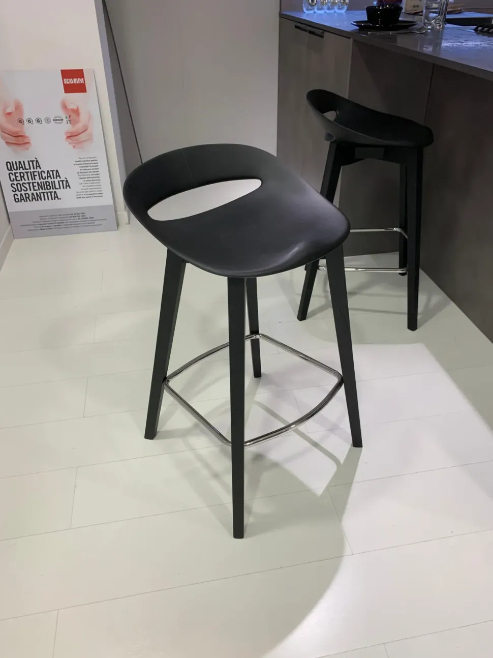 Sgabello con 4 gambe Gabri Scavolini a prezzi outlet