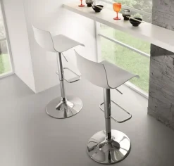 Sgabello da soggiorno Elios Friulsedie a prezzo Outlet