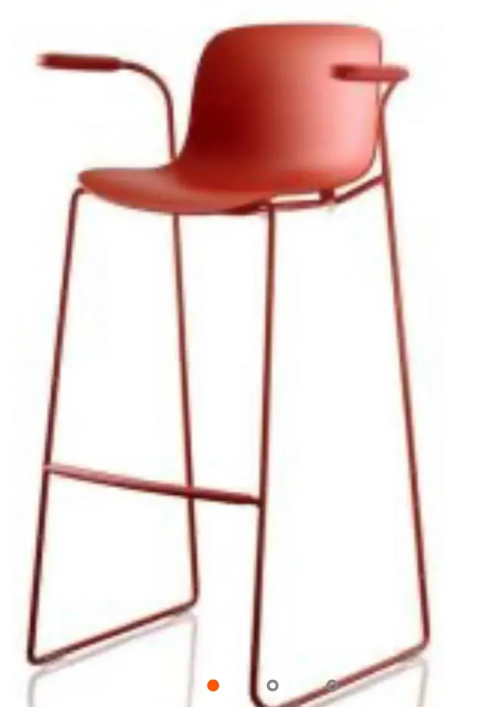 Sgabello da soggiorno Sgabello troy polipropylene rosso magis Magis in Offerta Outlet