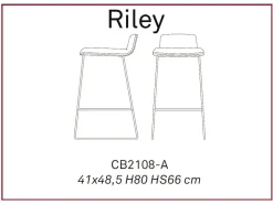 Sgabello Riley soft Connubia a prezzo scontato  approfittane ora!