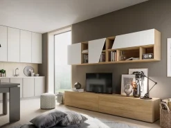 Soggiorno completo 320 di Santalucia in stile moderno a prezzi outlet