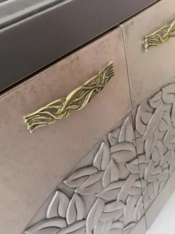 Soggiorno completo Arkeos di Vittorio grifoni in legno a prezzo Outlet