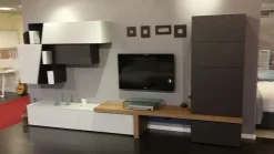 Soggiorno completo Atlante in cemento e bronzo di Tomasella in laminato materico a prezzo scontato