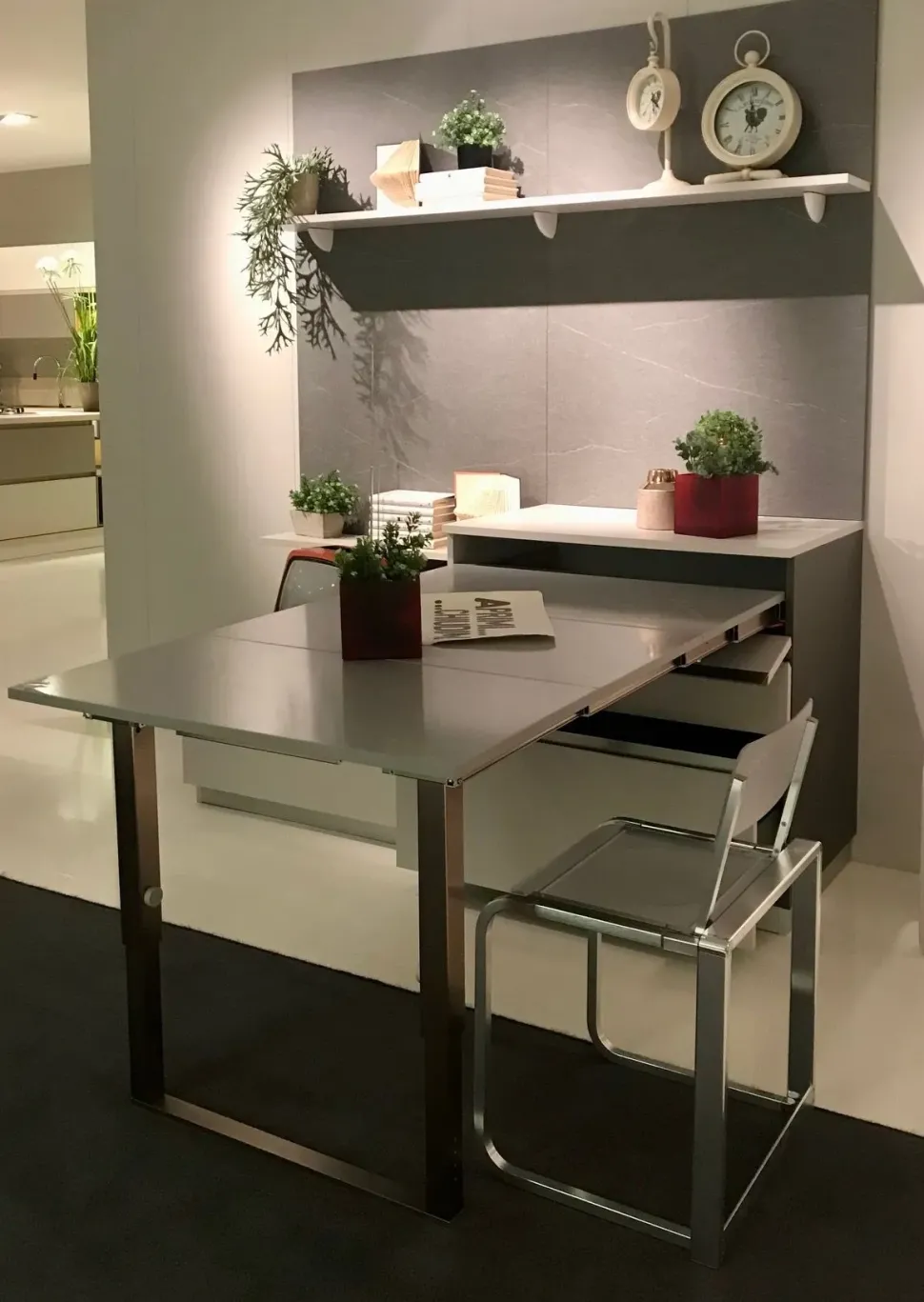 Soggiorno completo Boxlife di Scavolini in stile moderno a prezzi outlet