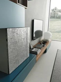 Soggiorno completo Horizon di Mobilgam in stile moderno a prezzi outlet