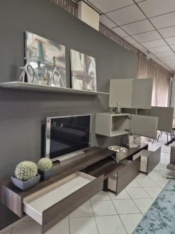 Soggiorno completo Imodulart di Presotto in legno a prezzo scontato