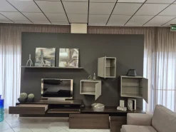 Soggiorno completo Imodulart di Presotto in legno a prezzo scontato