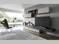 Soggiorno completo Lampo di Sangiacomo in stile moderno in offerta