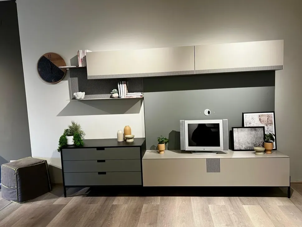 Soggiorno completo Living modello time tomasella di Tomasella in stile moderno a prezzi outlet