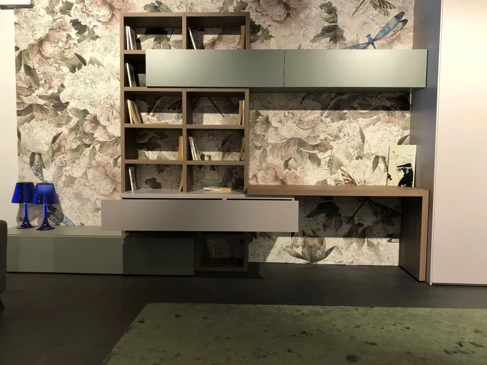 Soggiorno completo modello Line-up in stile moderno di Dielle a PREZZI OUTLET