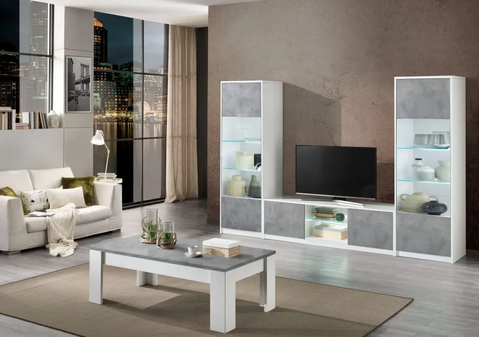 Soggiorno completo modello Soggiorno smart comp.02 di Artigianale a prezzo Outlet