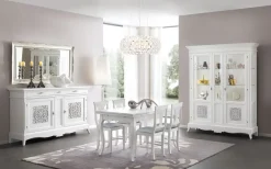 Soggiorno completo modello Soggiorno classico modello serena di Collezione esclusiva a prezzo Outlet