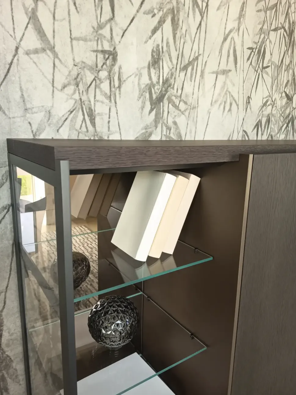 Soggiorno completo modello Logos in stile design di Molteni & c a PREZZI OUTLET