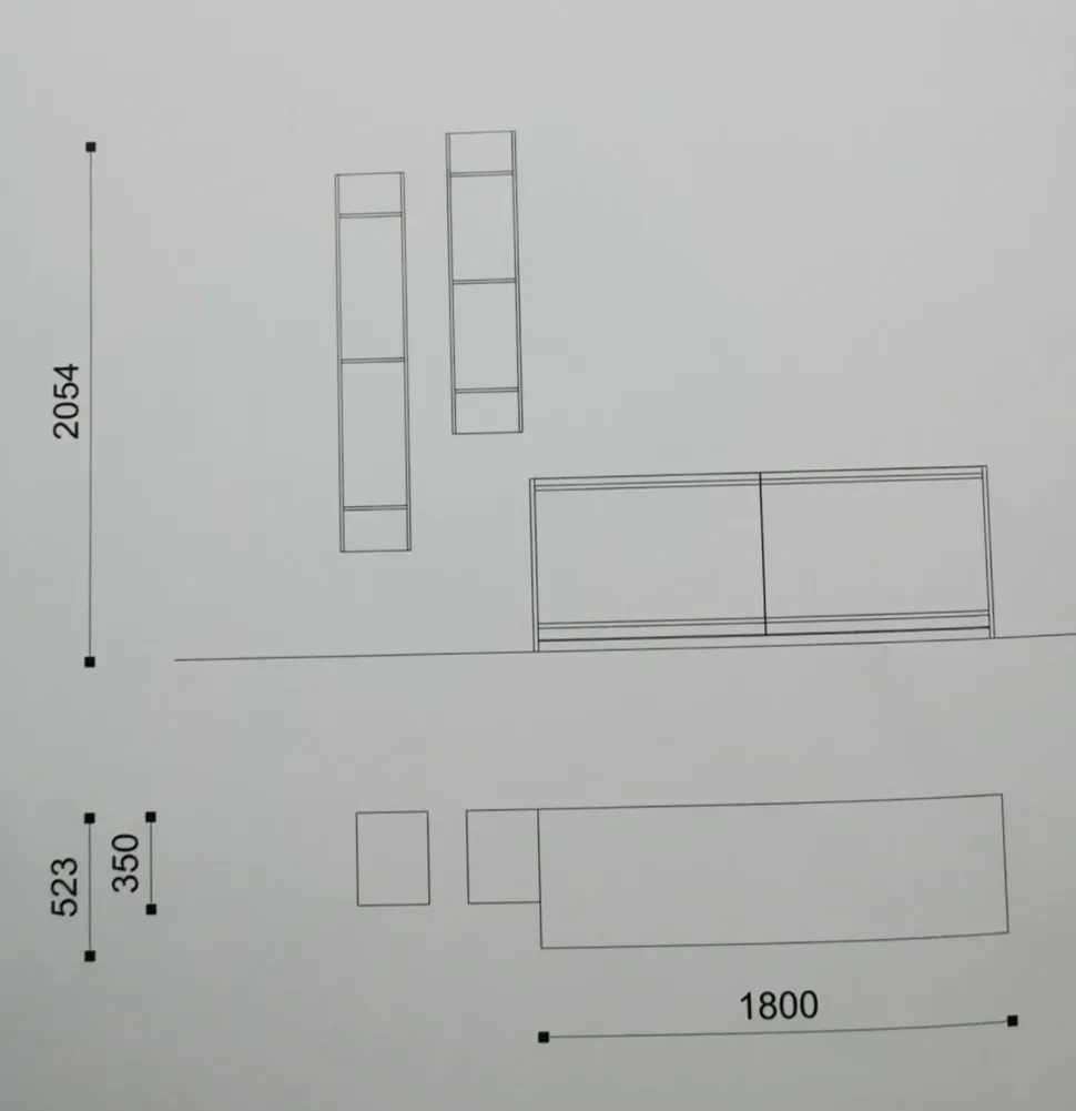 Soggiorno completo modello Orme day 140 di Orme a prezzo Outlet