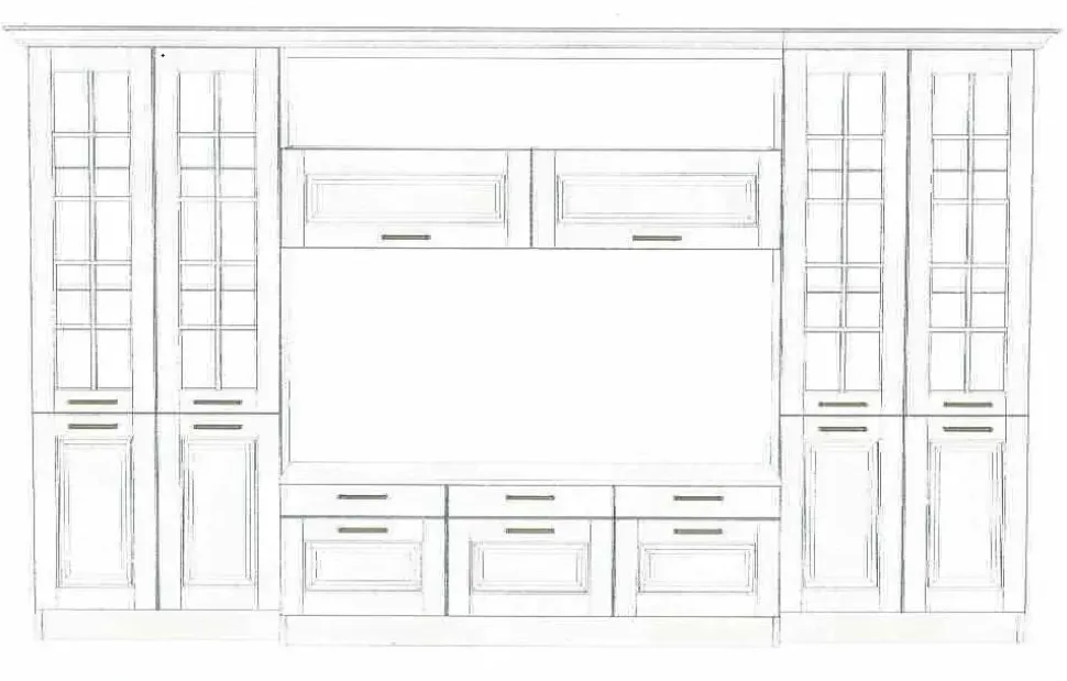 Soggiorno completo modello Mobile living asolo di Arredo3 in Offerta Outlet