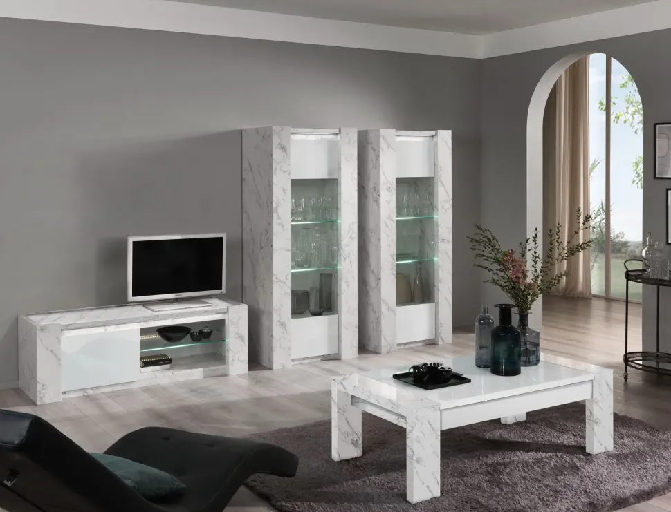 Soggiorno completo modello Soggiorno vittoria comp.02 di Artigianale a prezzo Outlet