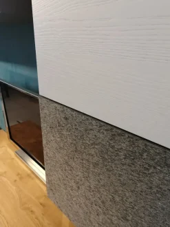 Soggiorno completo modello Horizon componibile di Mobilgam a prezzo Outlet