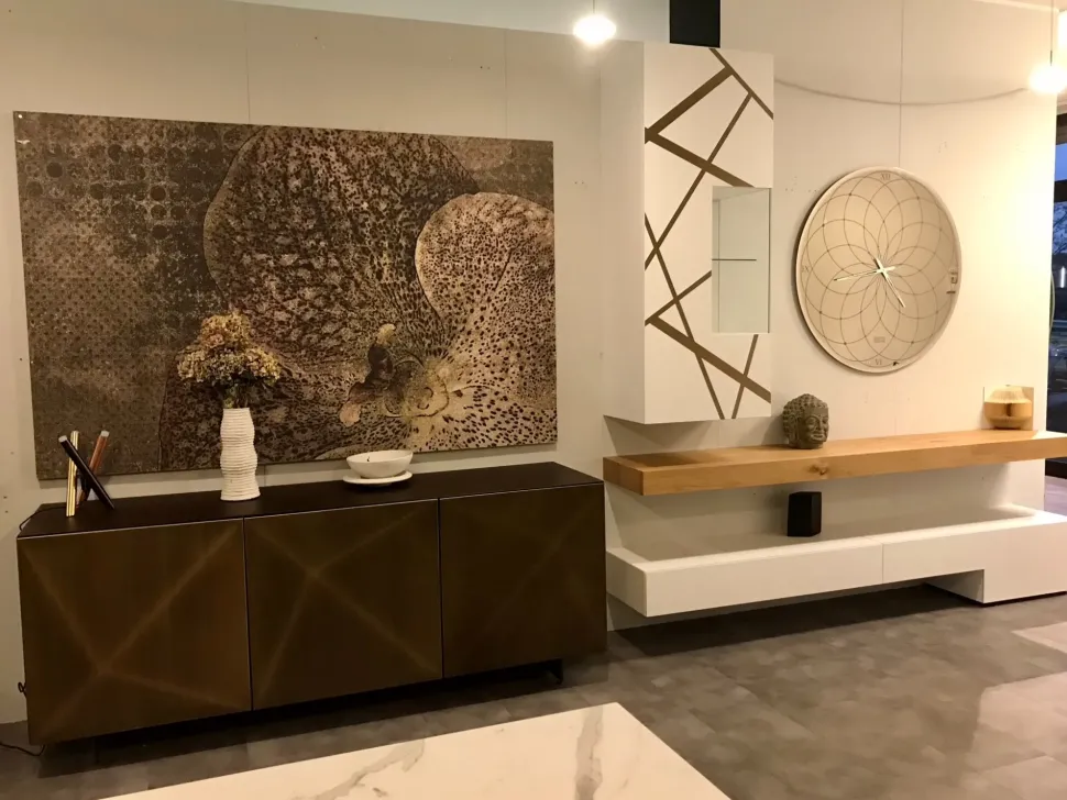 Soggiorno completo modello Living decoro di Voltan in Offerta Outlet