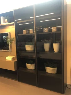 Soggiorno completo Modo di Sangiacomo in laccato opaco in Offerta Outlet