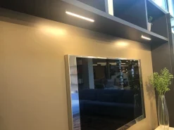 Soggiorno completo Modo di Sangiacomo in laccato opaco in Offerta Outlet