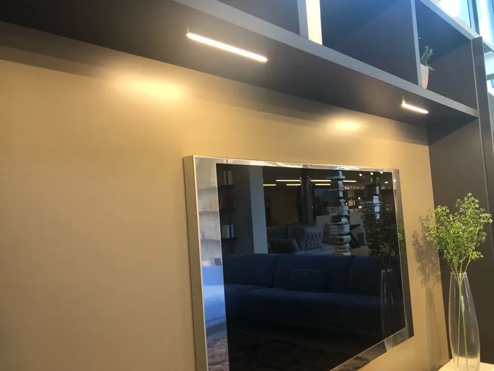 Soggiorno completo Modo di Sangiacomo in laccato opaco in Offerta Outlet