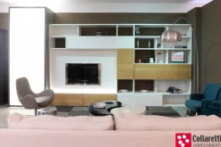 Soggiorno completo modo di Sangiacomo in laccato opaco a prezzo scontato