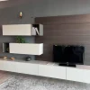 Soggiorno completo Modulart di Presotto in laccato opaco a prezzo scontato