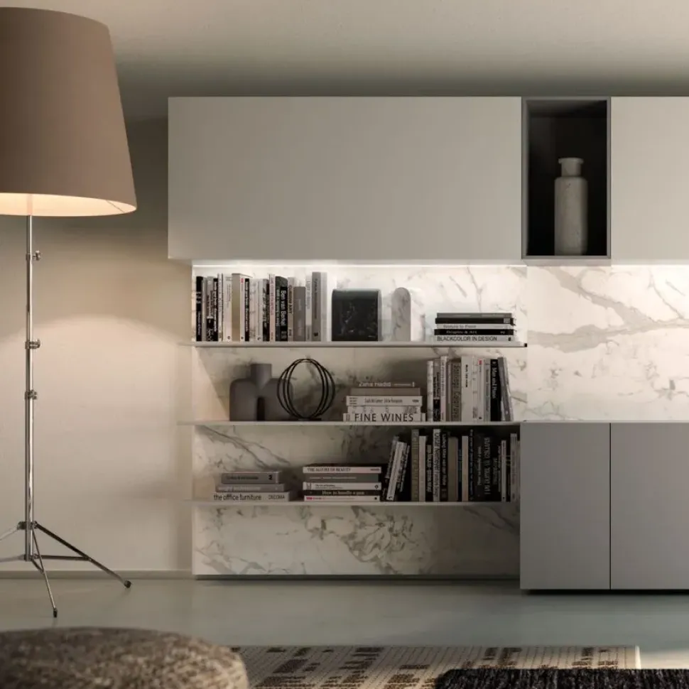 Soggiorno completo Orme day 10 di Orme in laminato materico a prezzo scontato