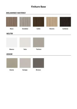 Soggiorno completo Orme day 32 di Orme in laminato materico in Offerta Outlet