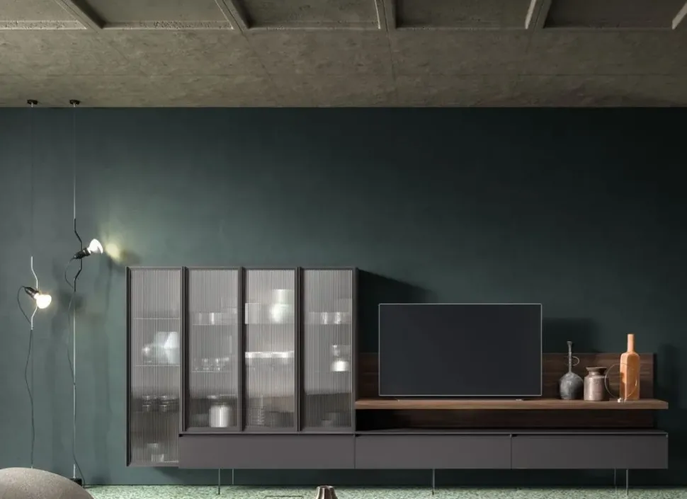 Soggiorno completo Orme day 05 di Orme in laminato materico a prezzo scontato