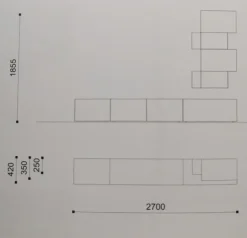 Soggiorno completo Orme day 107 di Orme in stile moderno a prezzi outlet