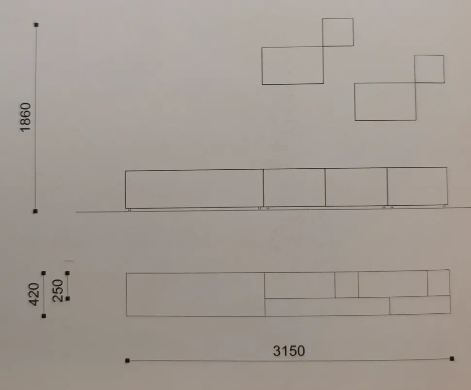 Soggiorno completo Orme day 115 di Orme in laminato materico a prezzo scontato