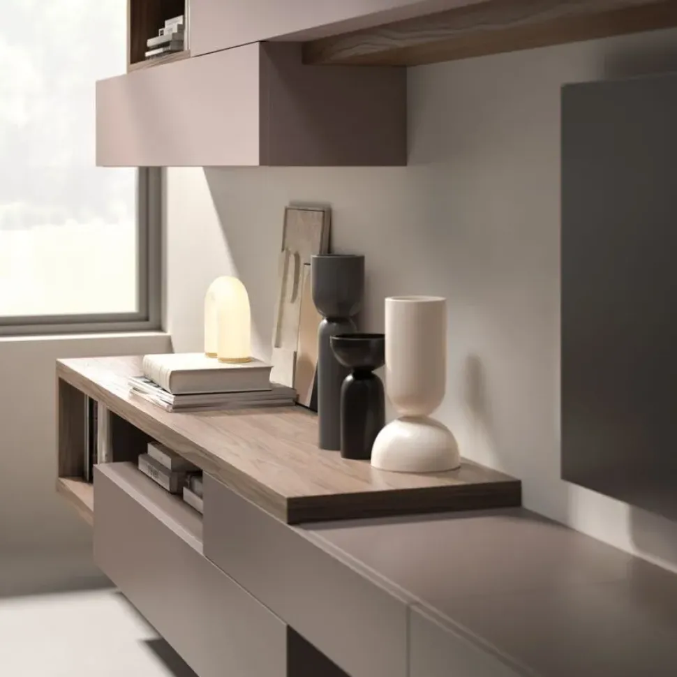 Soggiorno completo Orme day 12 di Orme in laminato materico a prezzo Outlet