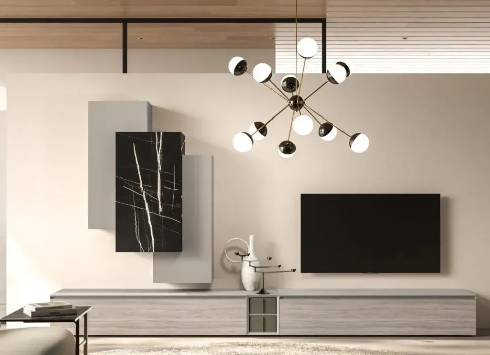 Soggiorno completo Orme day 16 di Orme in laminato materico a prezzo Outlet