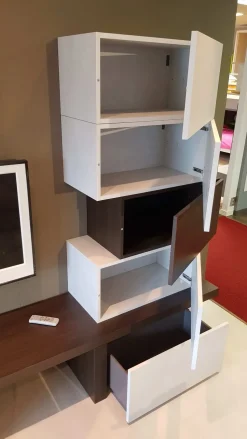 Soggiorno completo Outlet soggiorno tomasella atlante special di Tomasella in laminato materico in Offerta Outlet