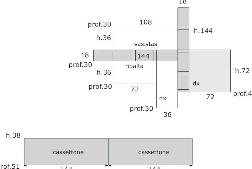 Soggiorno completo Outlet tomasella soggiorno atlante 2019 Tomasella con uno sconto del 44%