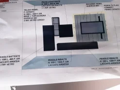 Soggiorno completo Real  di Fimar in laccato opaco a prezzo scontato