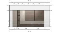Soggiorno completo Sm003 di Imab in stile design a prezzi convenienti