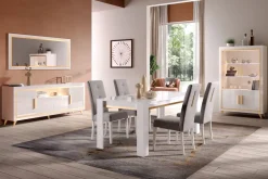 Soggiorno completo Soggiorno gold comp.01 di Artigianale in laccato lucido a prezzo scontato