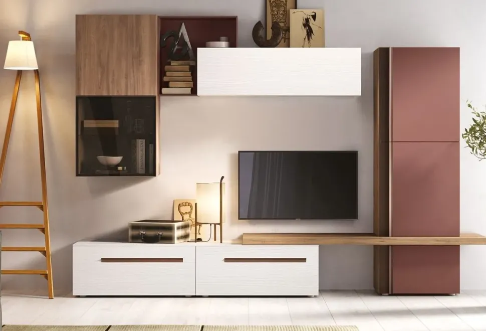 Soggiorno completo Soggiorno vintage moderno di Outlet etnico in stile moderno a prezzi outlet