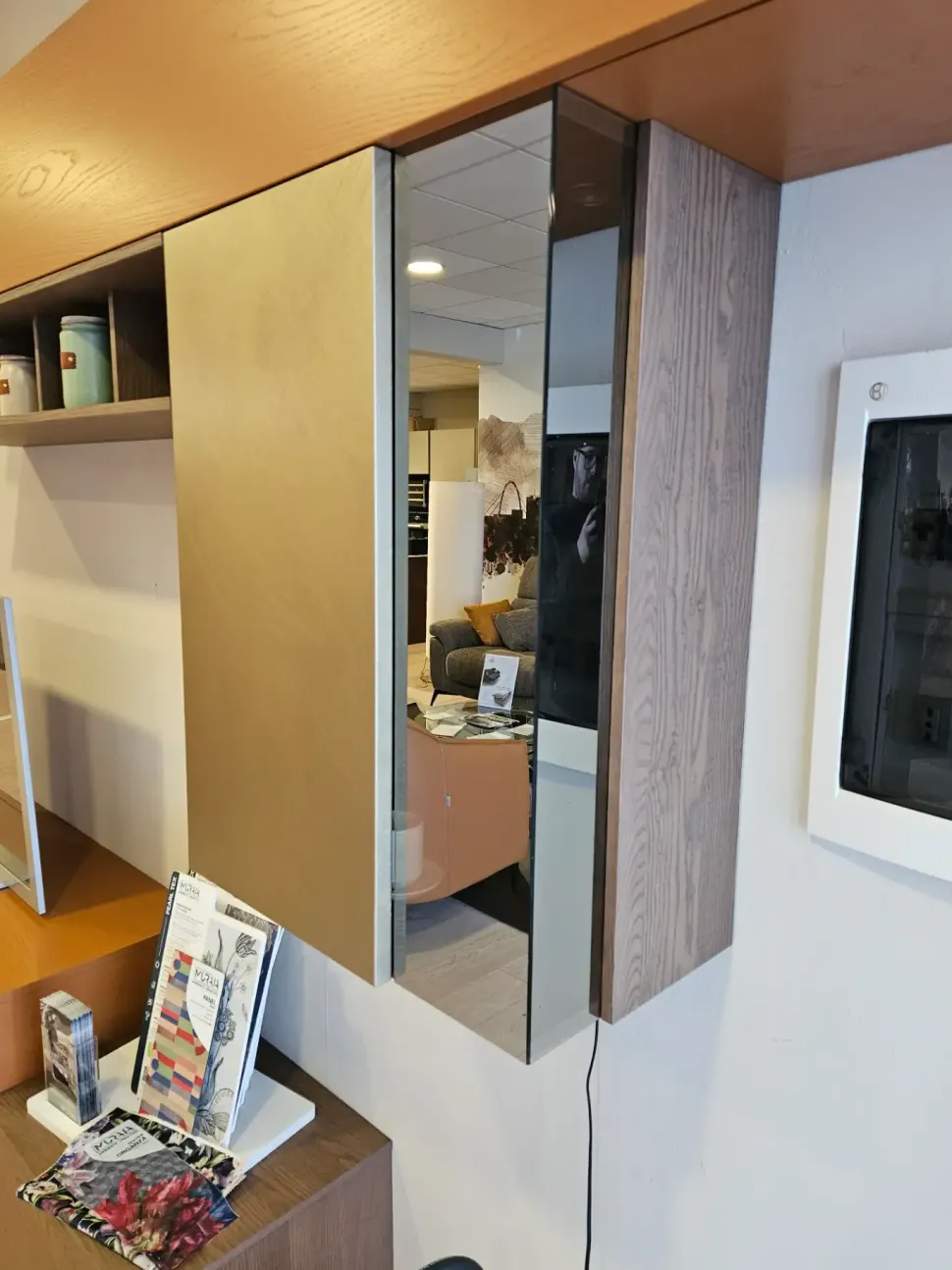 Soggiorno completo Soggiorno mobilgam modello horizon di Mobilgam in laccato opaco a prezzo Outlet