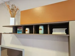 Soggiorno completo Soggiorno mobilgam modello horizon di Mobilgam in laccato opaco a prezzo Outlet