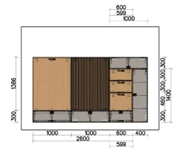 Soggiorno completo Spazio di Pianca in stile moderno con forte sconto