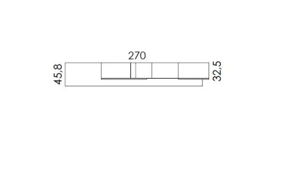 Soggiorno completo Volo s305 di Colombini casa in stile design a prezzi outlet