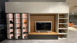 Soggiorno completo Wall 30 di Novamobili in stile design con forte sconto