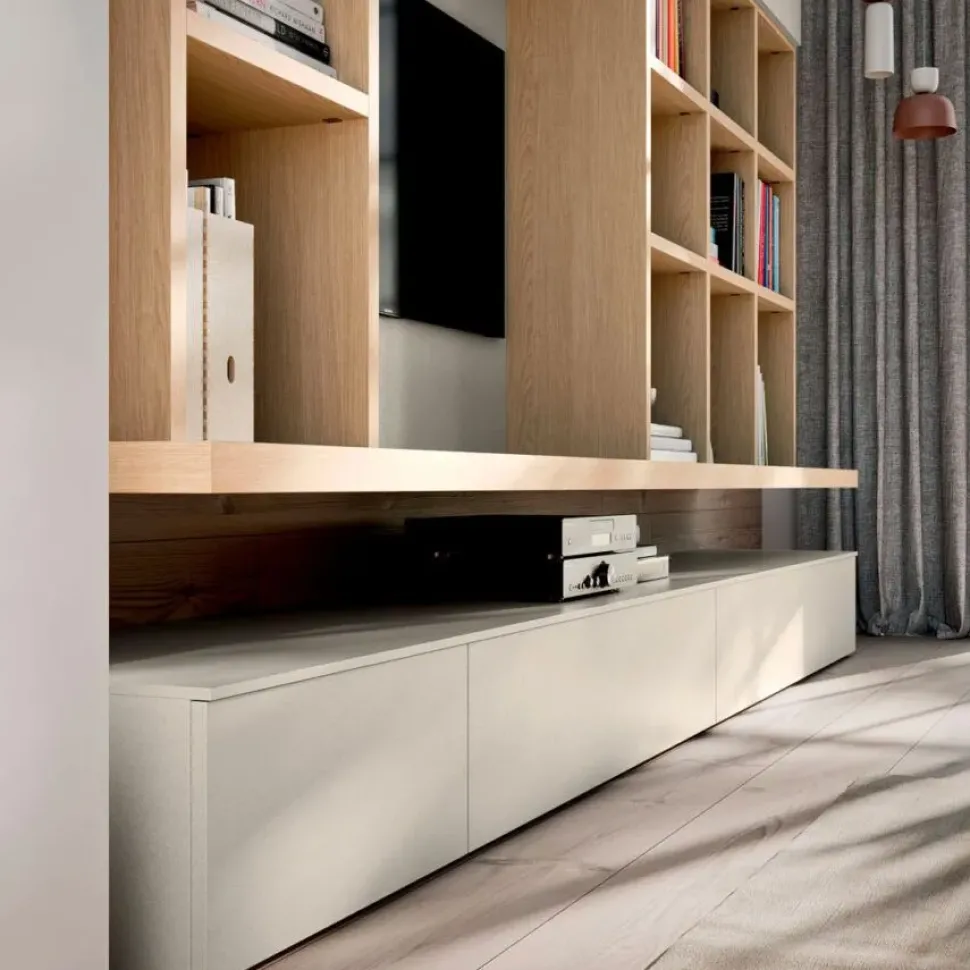 Soggiorno Orme in laminato materico a prezzo scontato. Acquista ora!