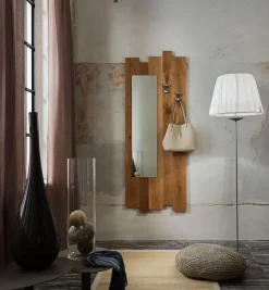 Specchiera ingresso Zoe in rovere massello