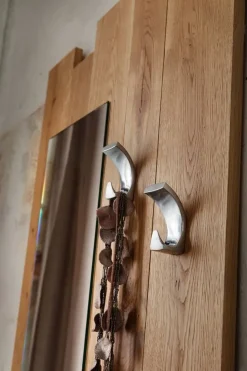 Specchiera ingresso Zoe in rovere massello