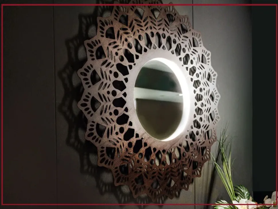 Specchiera modello Grimilde lumen di Artigianale in offerta