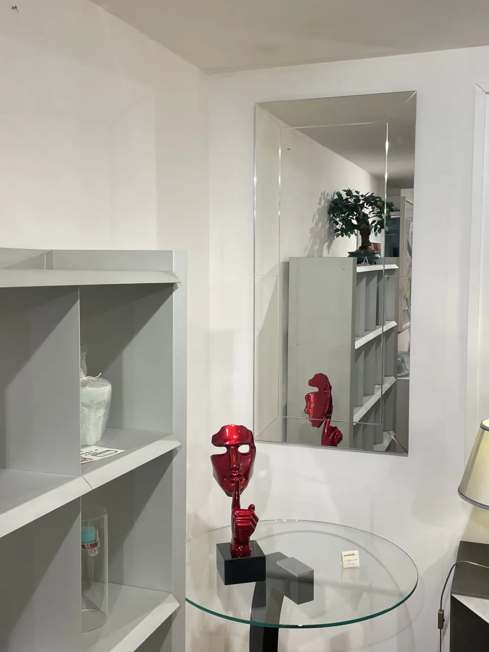 Specchiera Specchio molato con incisioni di Artigianale a prezzi scontati